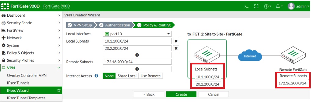 تحدبد ال Policy & Routing 