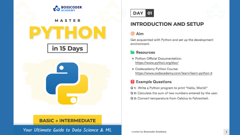 Master Python in 15 Days