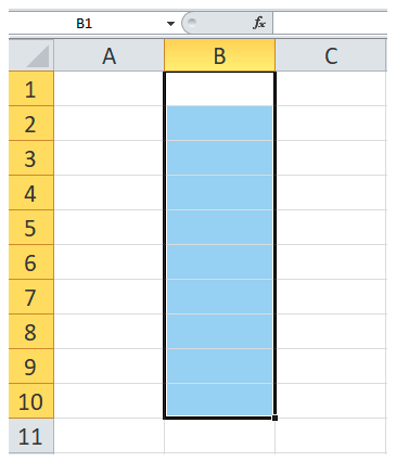 ورق العمل في Excel