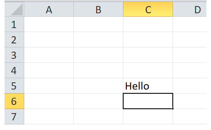 ورق العمل في Excel