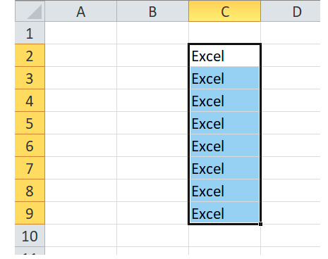 ورق العمل في Excel