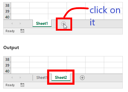 ورق العمل في Excel