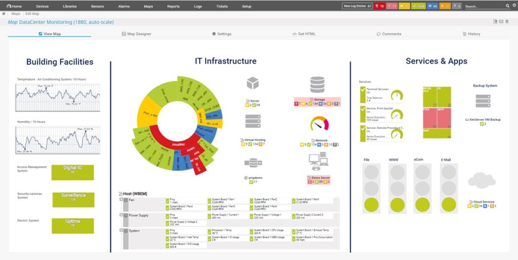 برنامج PRTG-Network-Monitoring