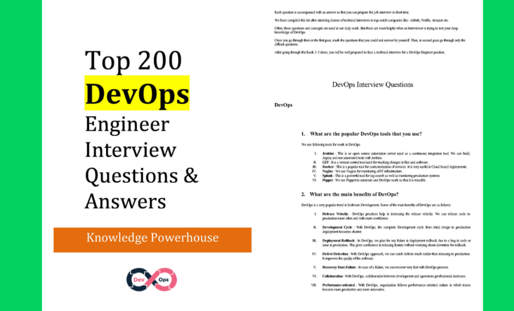 Top 200 DevOps Engineer Interview Questions and Answers PDF