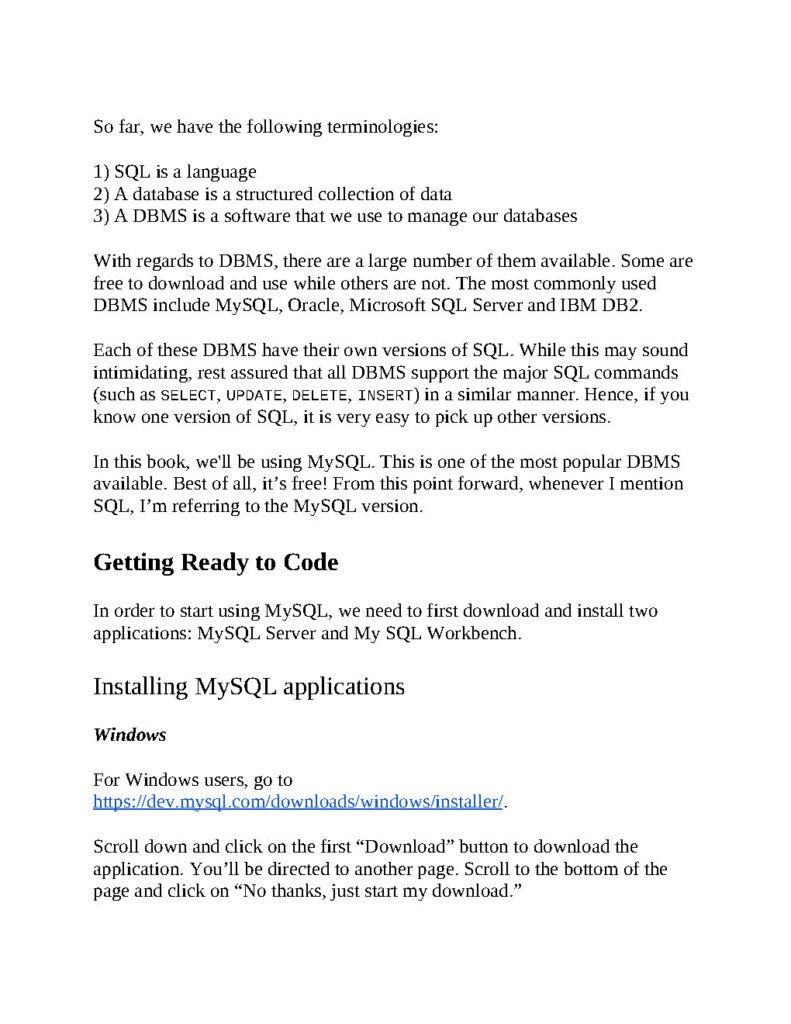 Learn SQL using MySQL in One Day and Learn It Well_Page8 - scholarzones.com